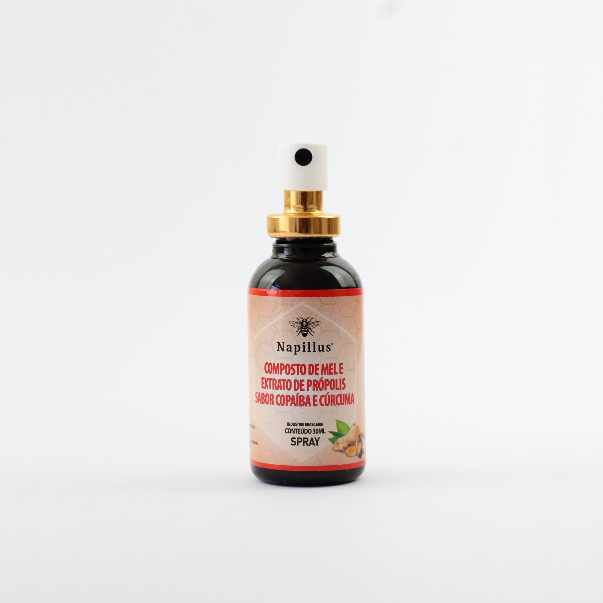 Napillus Spray de Miel, Propóleo, Copaiba y Cúrcuma 30 ml
