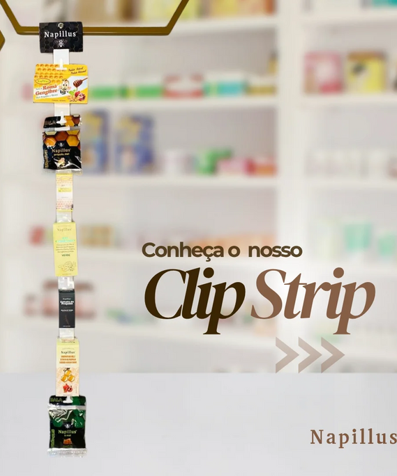 Clip strip - fita expositora