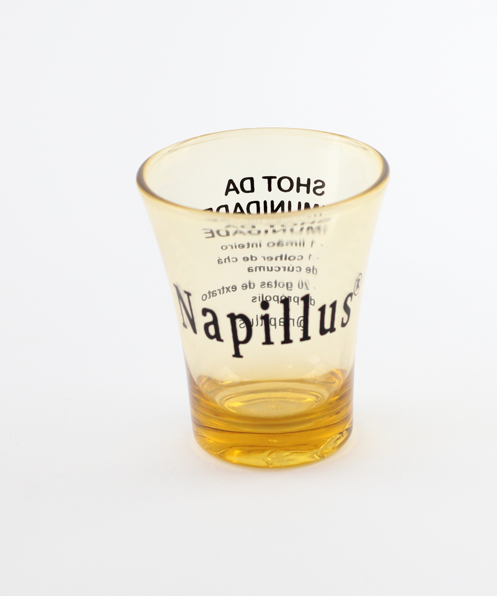 Copo para shot - receita no verso