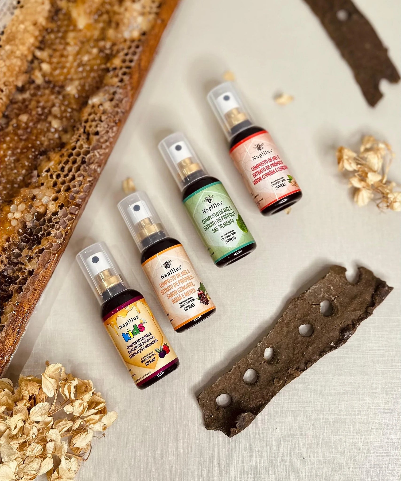 Display de sprays sortidos 30 ml cada CX. 12 unidades
