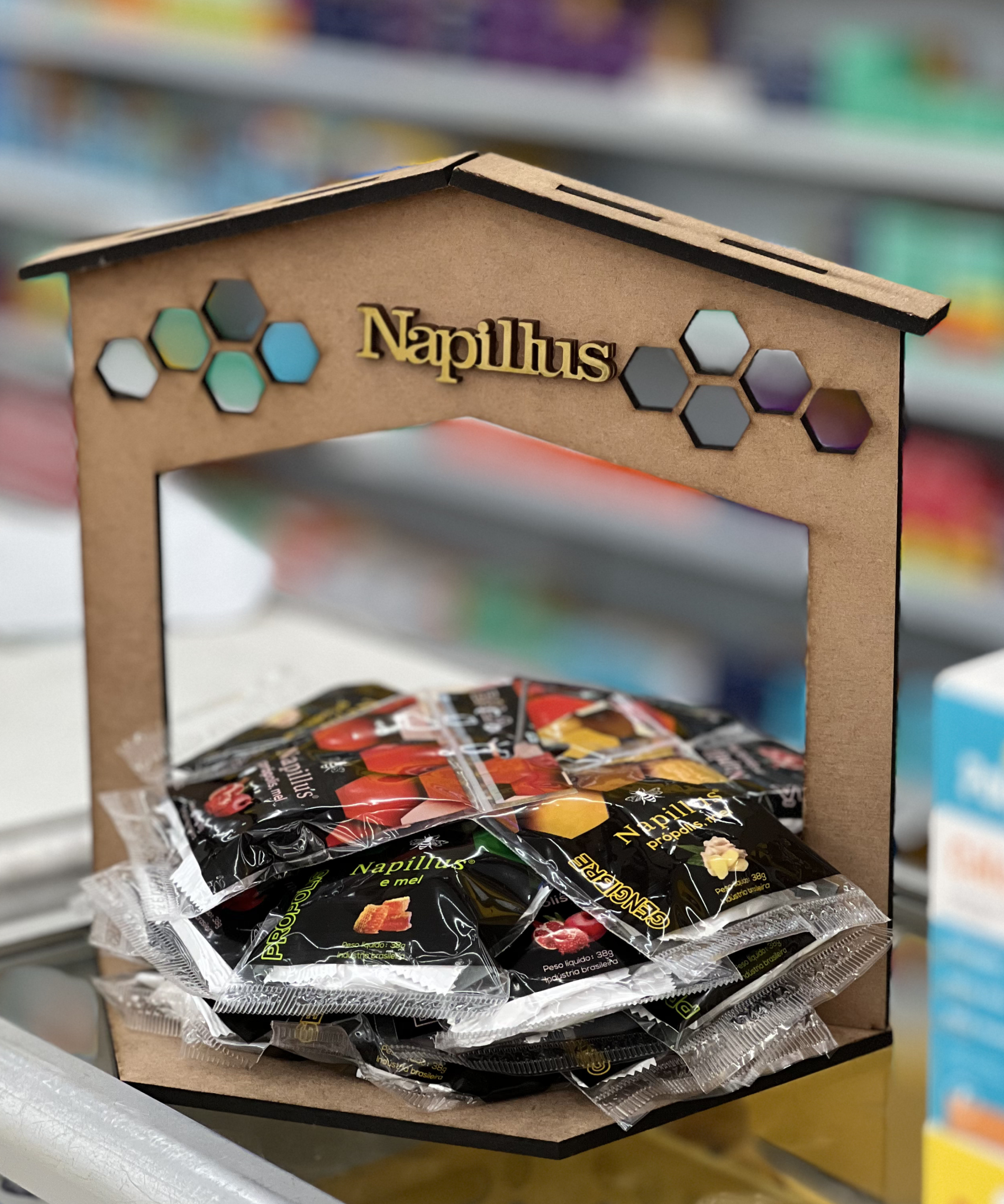 Expositor balas napillus