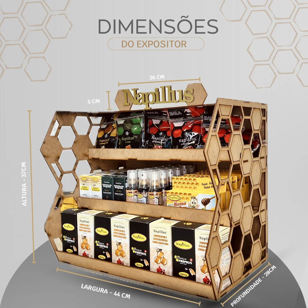 Expositor colmeia