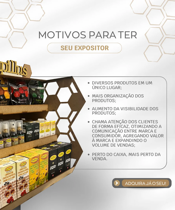Expositor colmeia