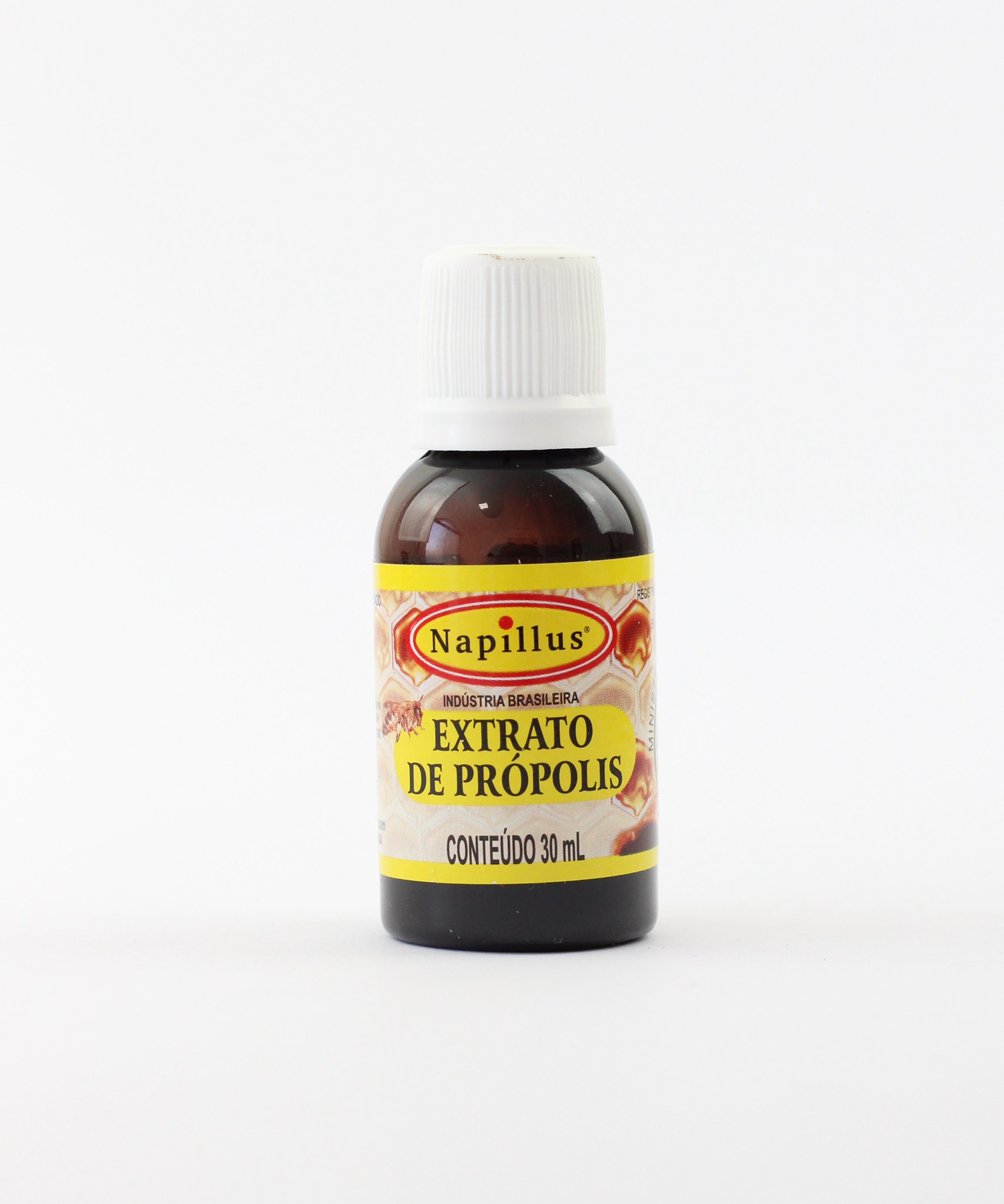 Extrato de própolis puro Napillus 100% natural frasco 30 ml shot da imunidade gotas