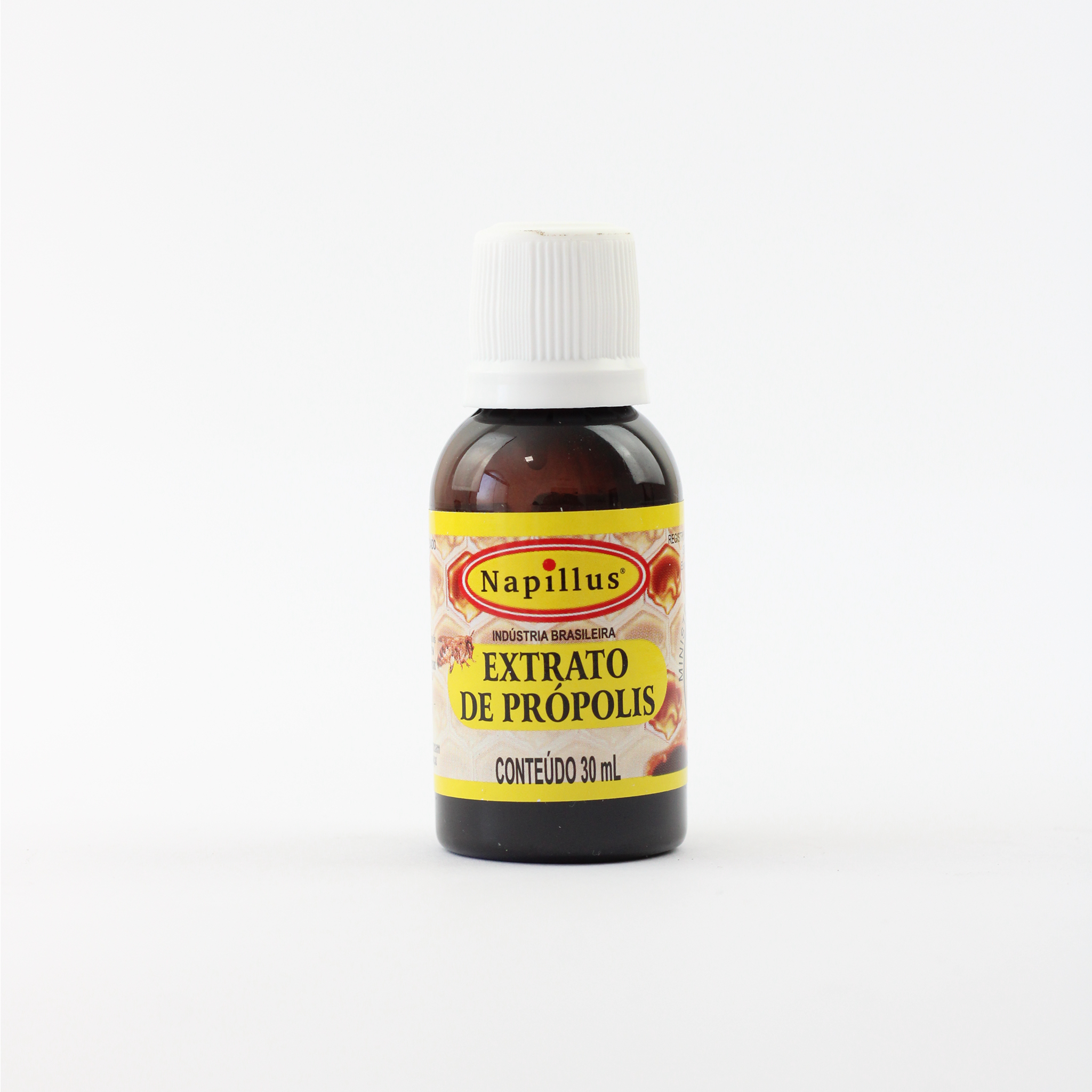 Extrato de própolis puro Napillus 100% natural frasco 30 ml shot da imunidade gotas