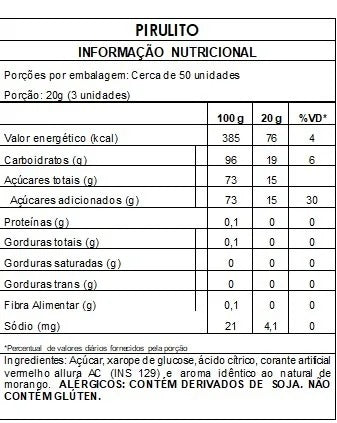 Pirulito extrato de própolis e mel Napillus 10 unidades