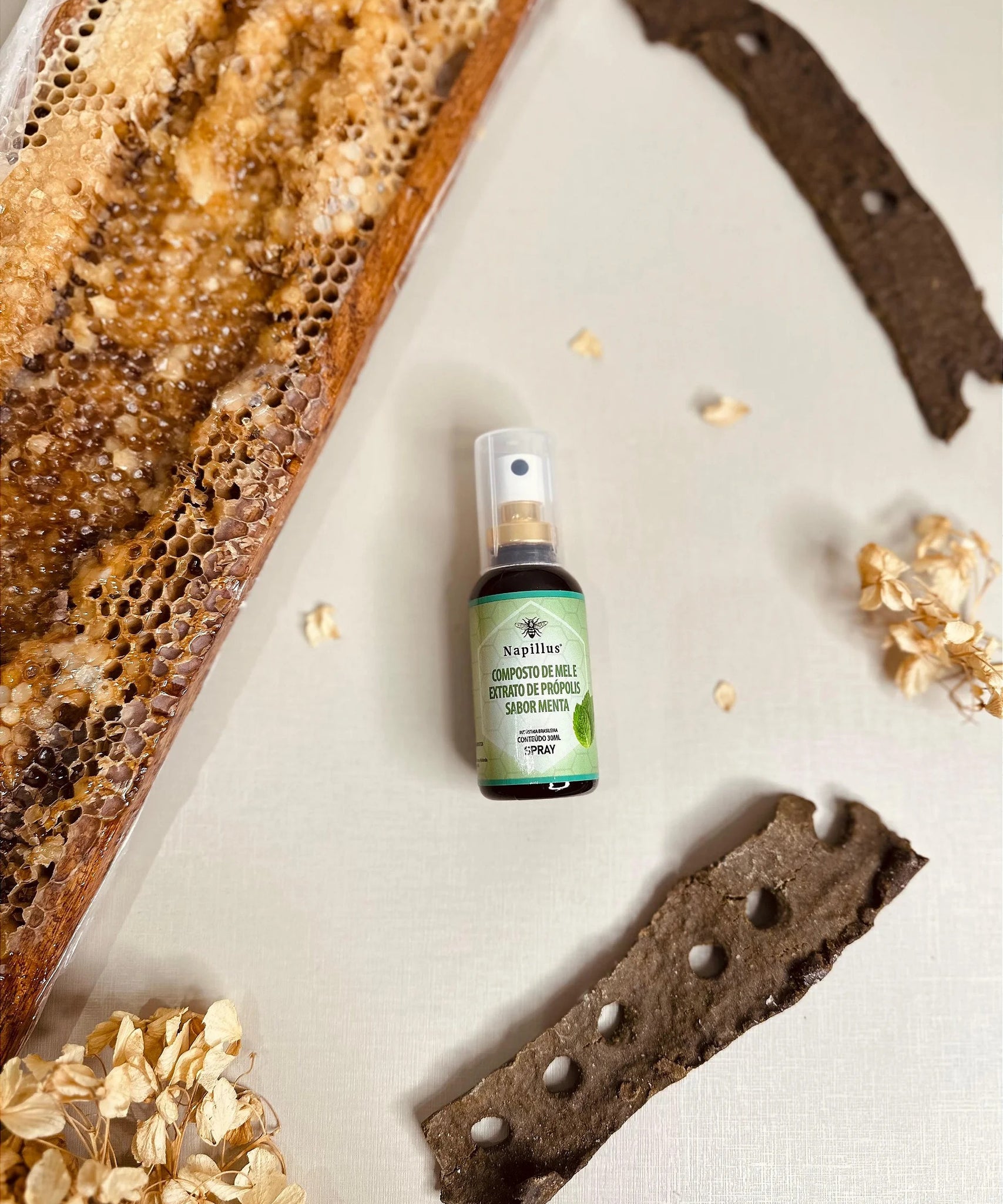 Spray de mel, própolis e menta Napillus 30 ml